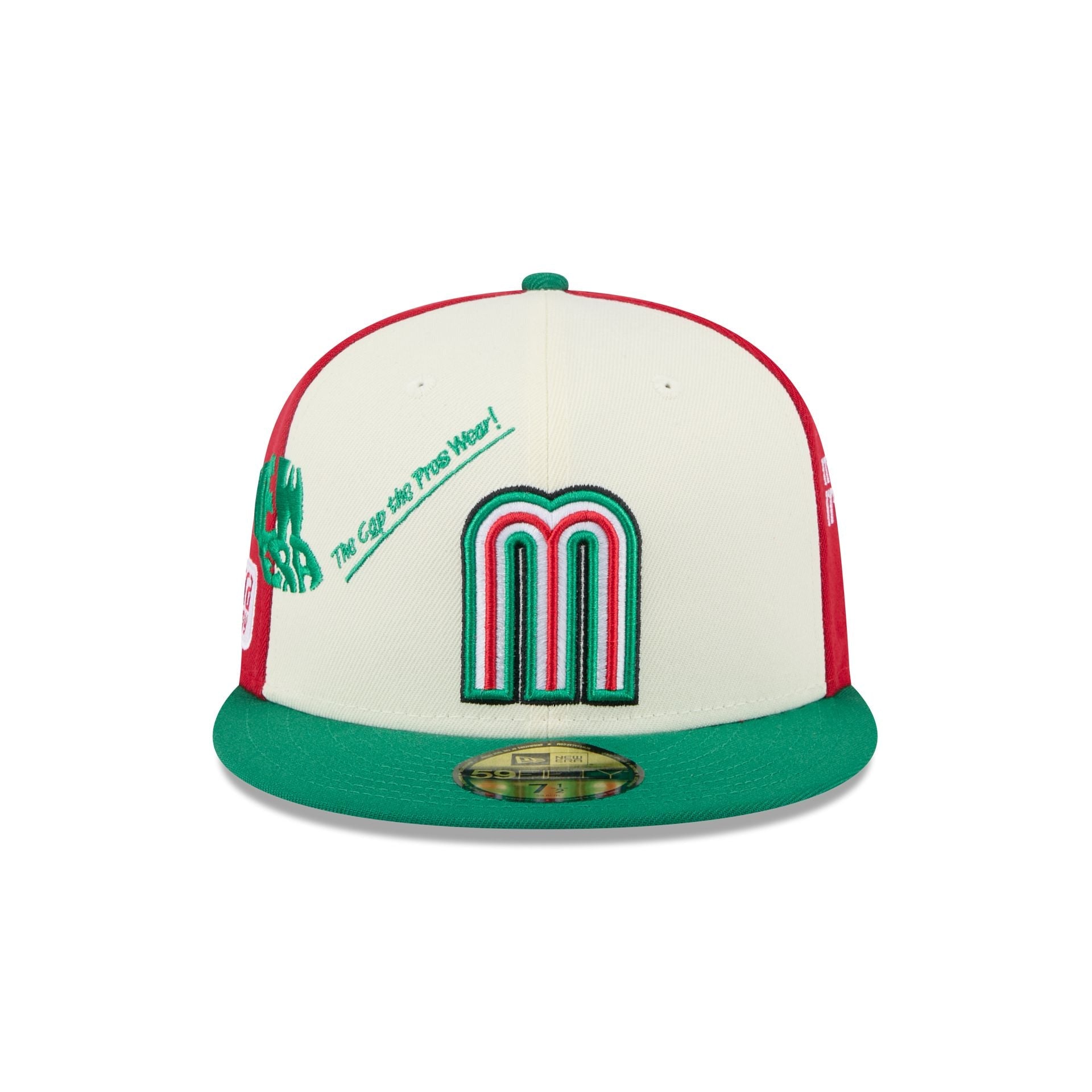 Mexico Baseball New Era Anniversary Logos 59FIFTY Fitted Hat