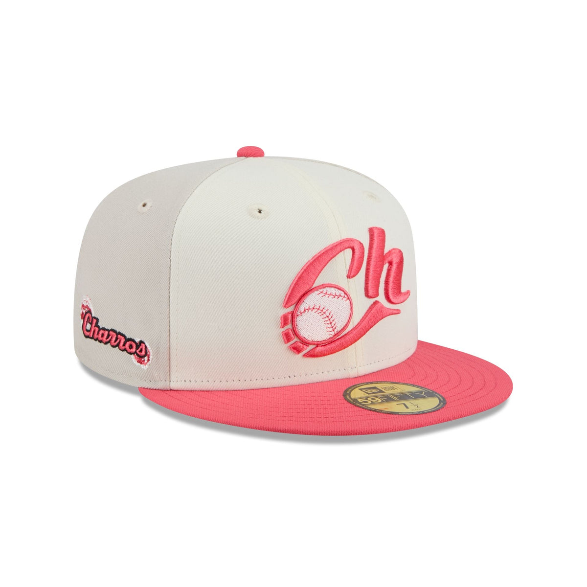 Charros de Jalisco Two-Tone Coral 59FIFTY Fitted Hat