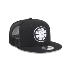 Boston Bruins Black 9FIFTY Trucker Hat