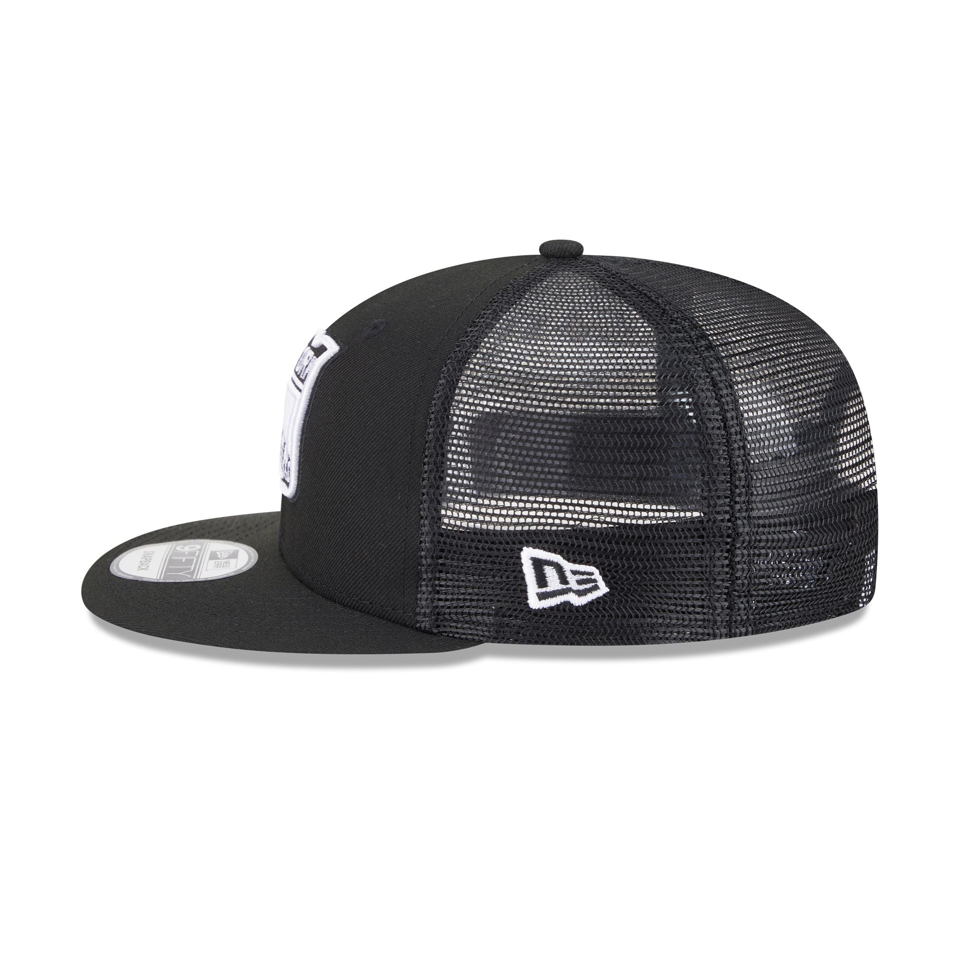 New York Rangers Black 9FIFTY Trucker Hat