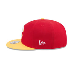 Calgary Flames Yellow Visor 9FIFTY Snapback Hat