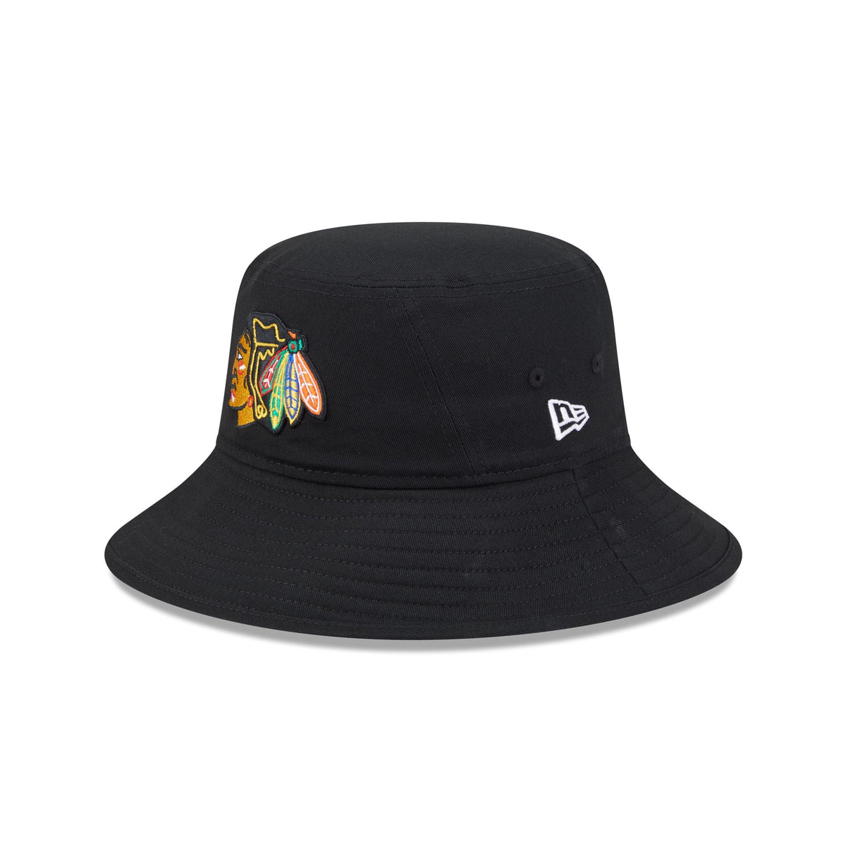 Chicago Blackhawks Black Bucket Hat