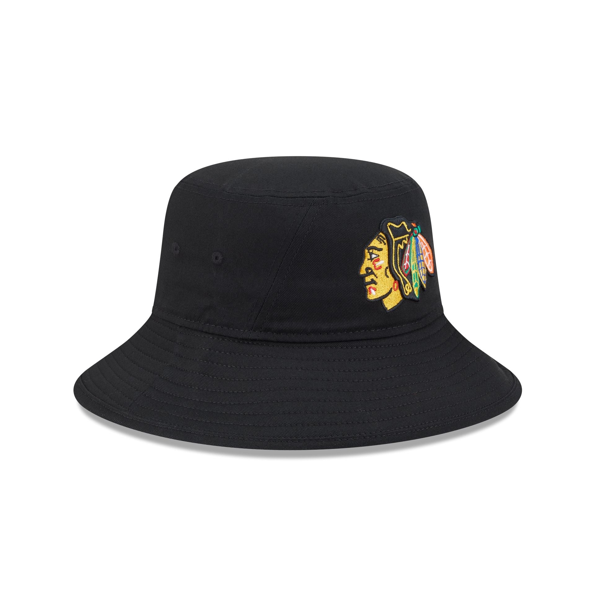 Chicago Blackhawks Black Bucket Hat