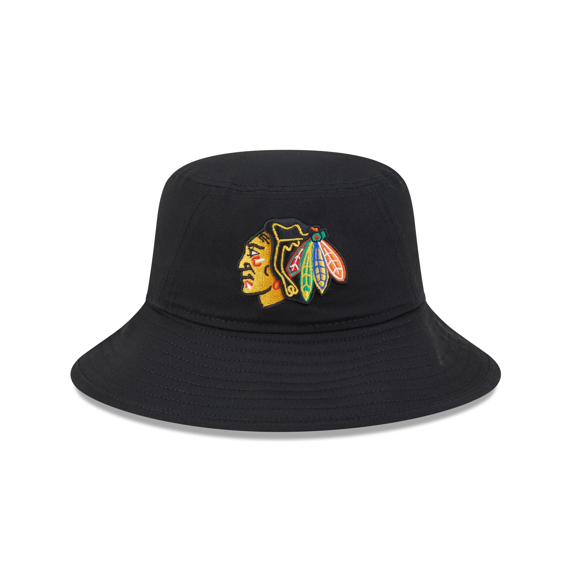 Chicago Blackhawks Black Bucket Hat