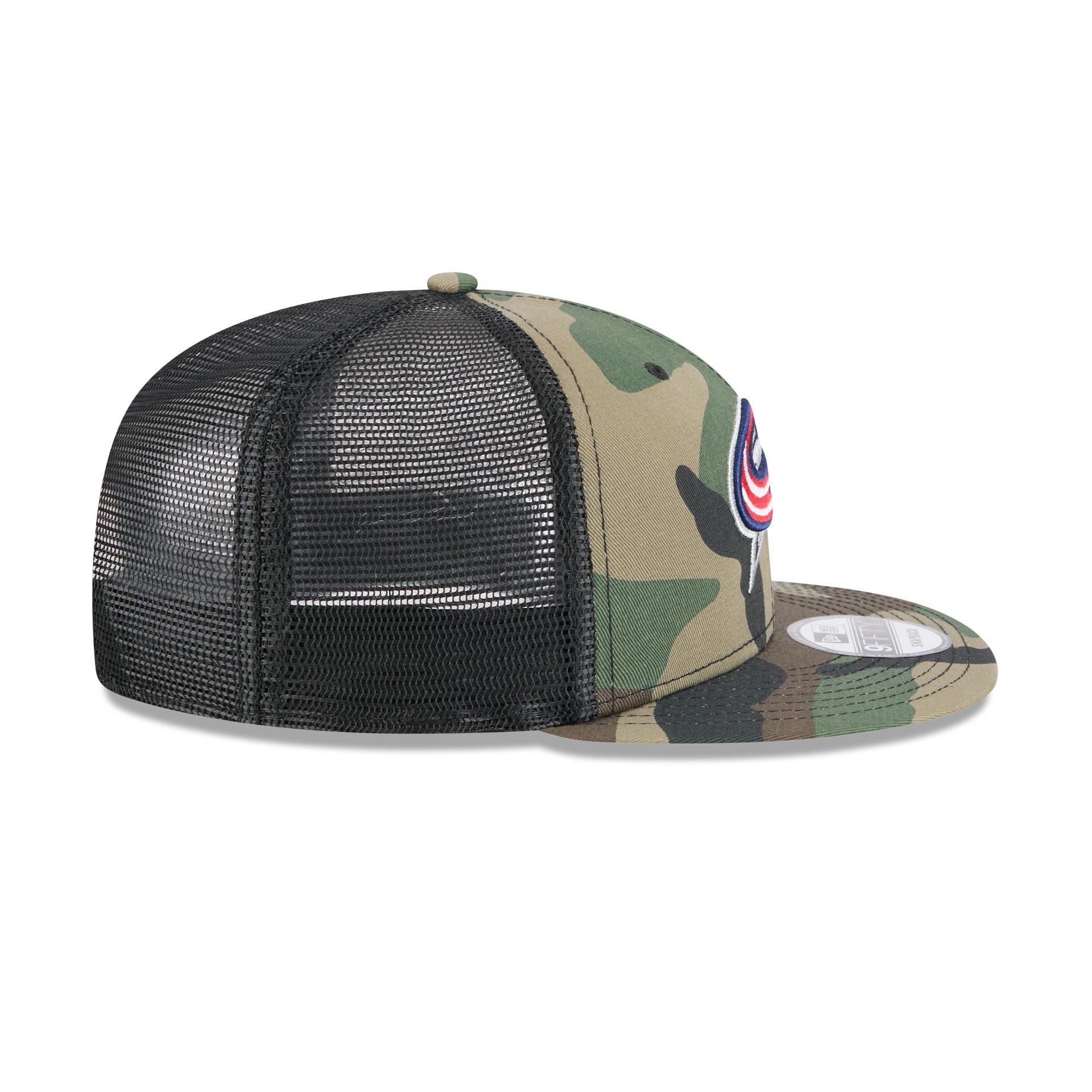 Columbus Blue Jackets Camo 9FIFTY Trucker Hat