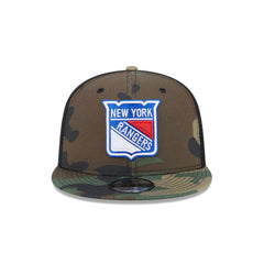 New York Rangers Camo 9FIFTY Trucker Hat