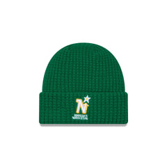 Minnesota North Stars Waffle Knit Beanie Hat