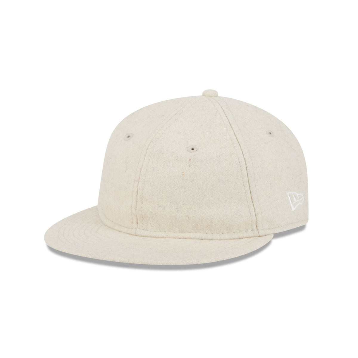 New Era Cap Heather Oatmeal Melton Wool Retro Crown 9FIFTY Strapback Hat