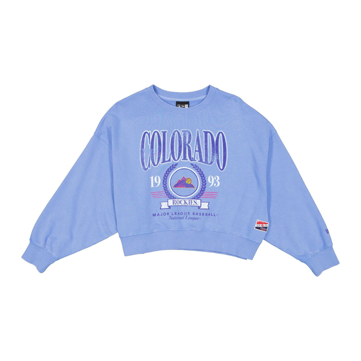 Colorado Rockies City Connect Women's Distressed Crewneck