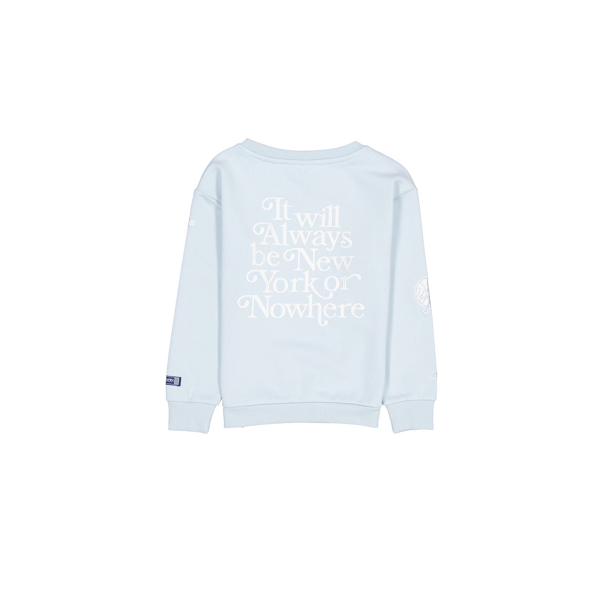 New York or Nowhere x New York Yankees Blue Youth Crewneck