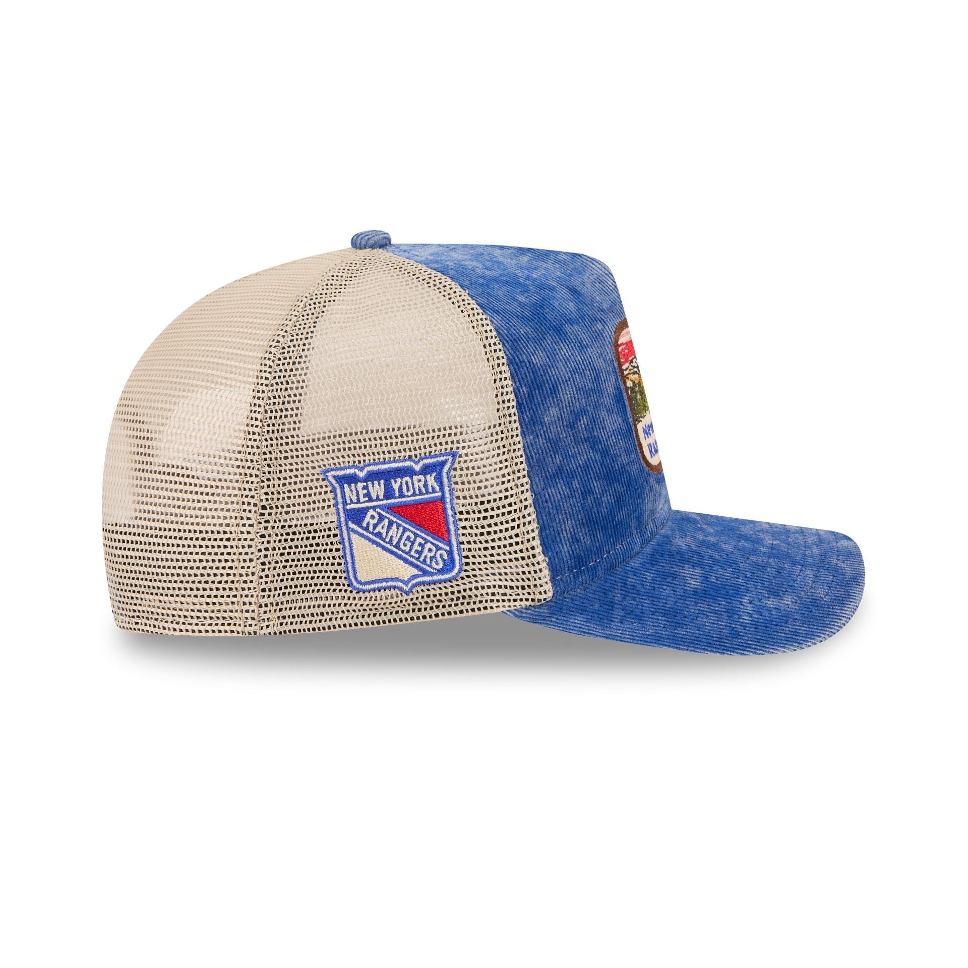 New York Rangers Vintage Landscape 9FIFTY A-Frame Trucker Hat
