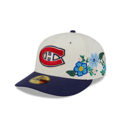 Montreal Canadiens Tonal Florals White 59FIFTY Fitted Hat