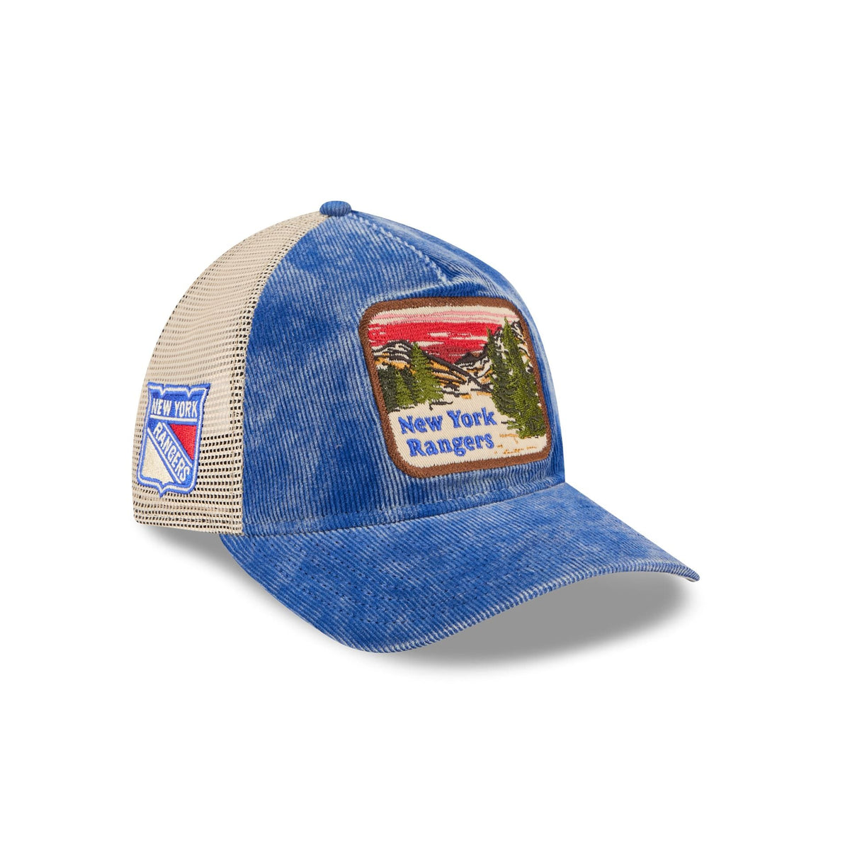 New York Rangers Vintage Landscape 9TWENTY A-Frame Trucker Hat