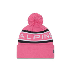 BWT Alpine F1 Team Pop Pink Pom Knit Hat