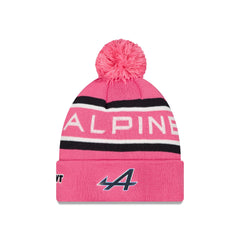 BWT Alpine F1 Team Pop Pink Pom Knit Hat