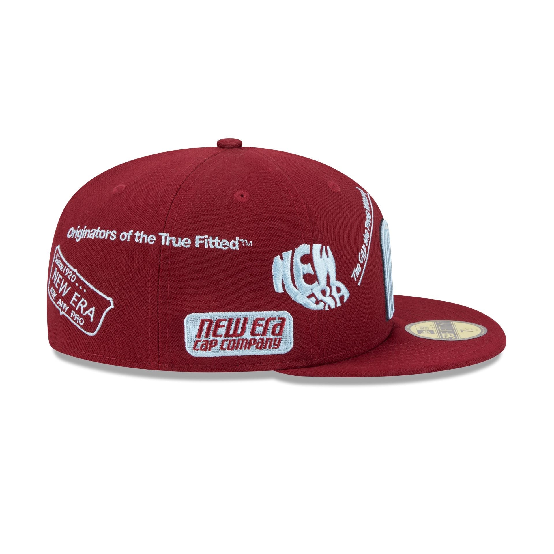 Mexico Baseball New Era Anniversary Logos Maroon 59FIFTY Fitted Hat