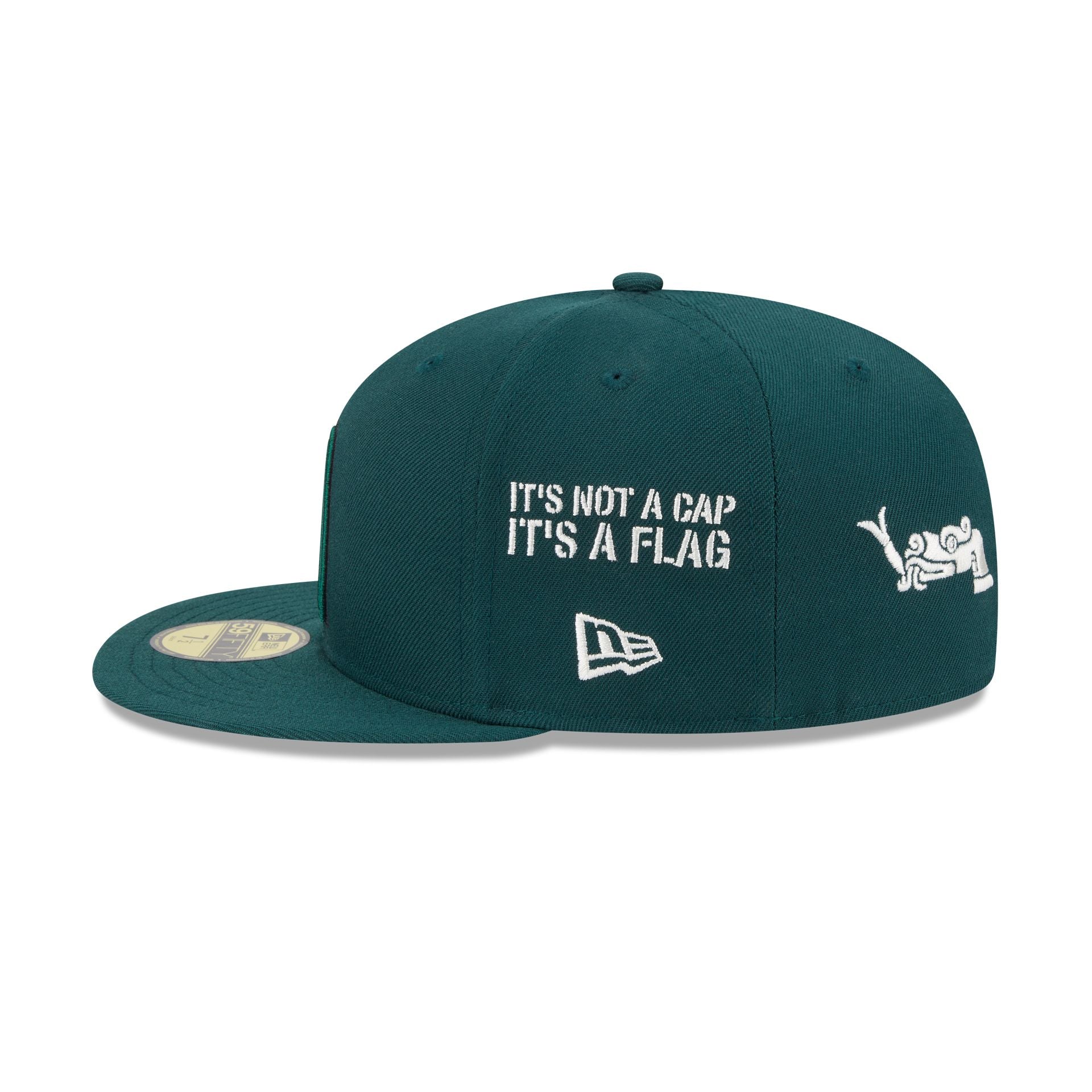 Mexico Baseball New Era Anniversary Logos Green 59FIFTY Fitted Hat