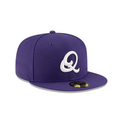 Conspiradores de Quer������taro LMB 100th Anniversary Alt Purple 59FIFTY Fitted Hat