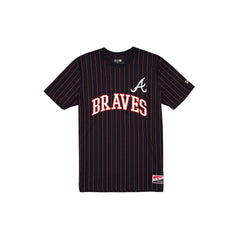 Atlanta Braves Throwback Retro Pinstripe T-Shirt