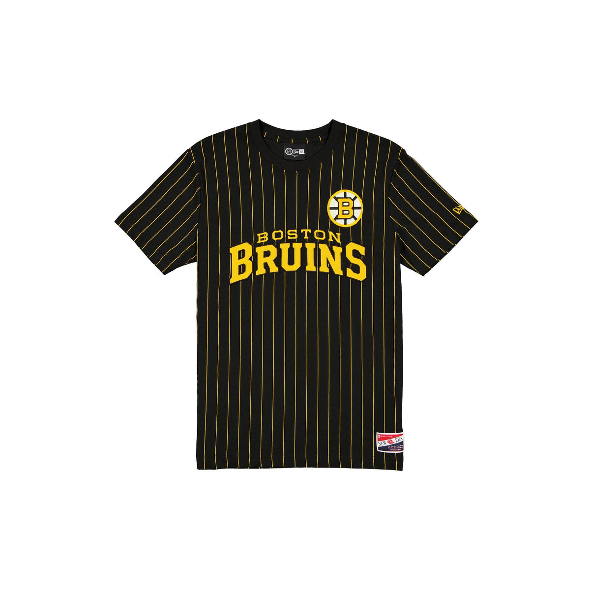 Boston Bruins Throwback Retro Pinstripe T-Shirt