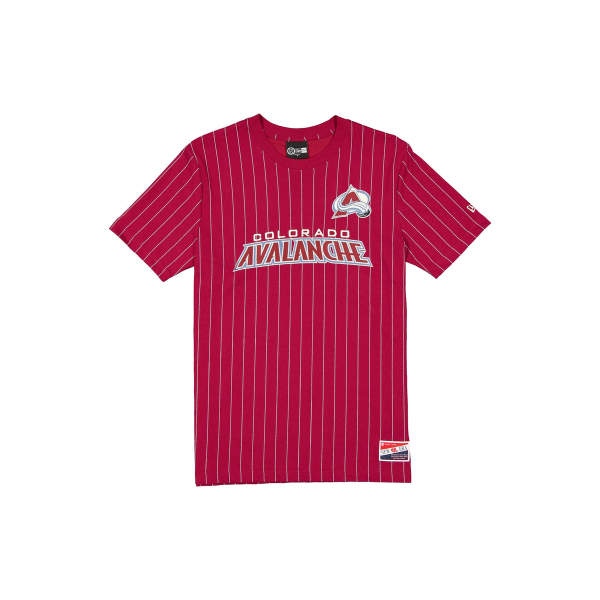 Colorado Avalanche Throwback Retro Pinstripe T-Shirt