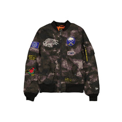 Alpha Industries x Buffalo Sabres Black Camo MA-1 Bomber Jacket