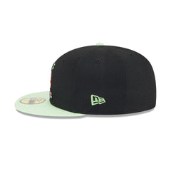 Montgomery Biscuits Theme Night Black 59FIFTY Fitted Hat