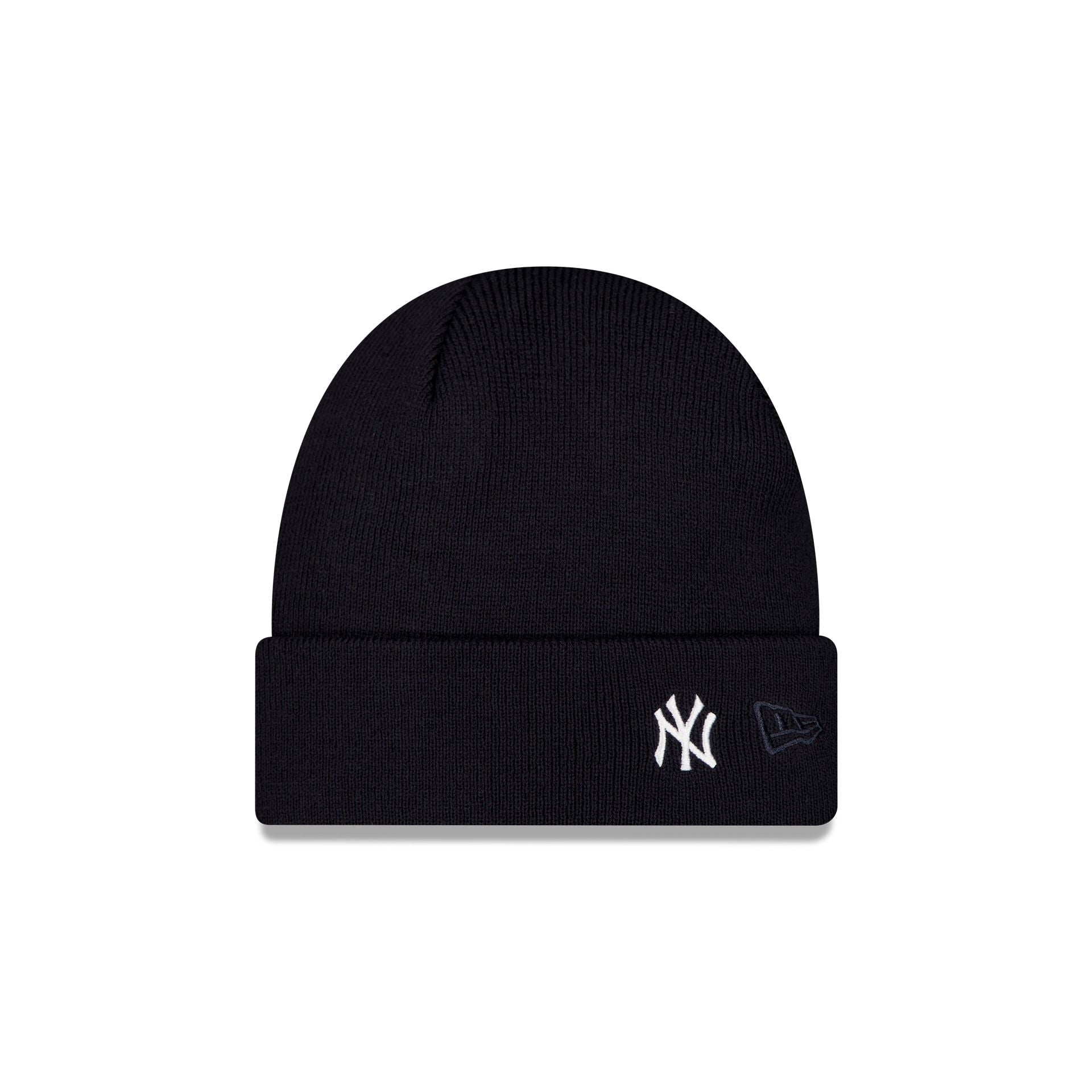 New York Yankees Mini Logo Cuff Beanie Hat