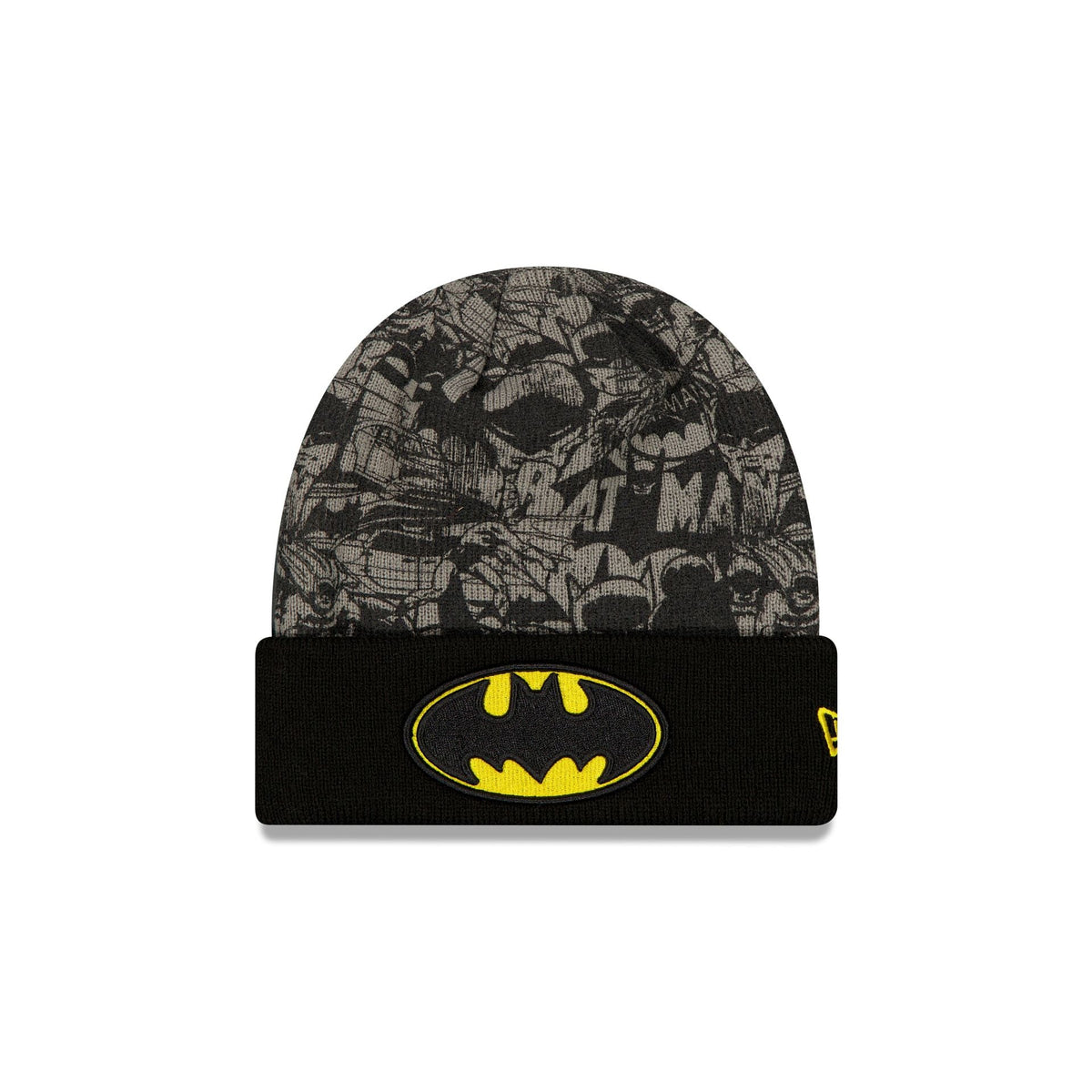 Batman Black Kids Cuff Knit Hat