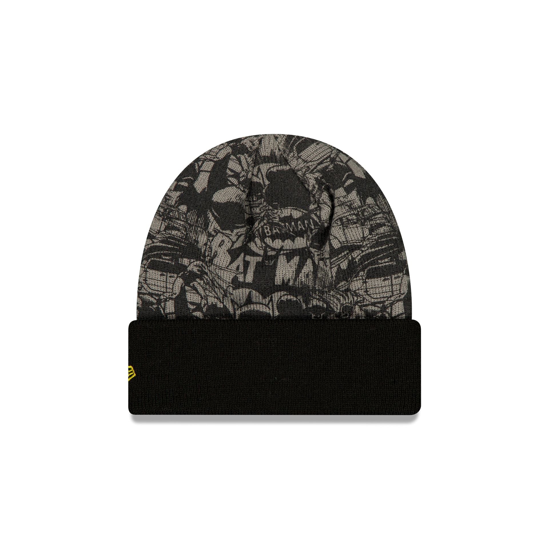 Batman Black Kids Cuff Knit Hat