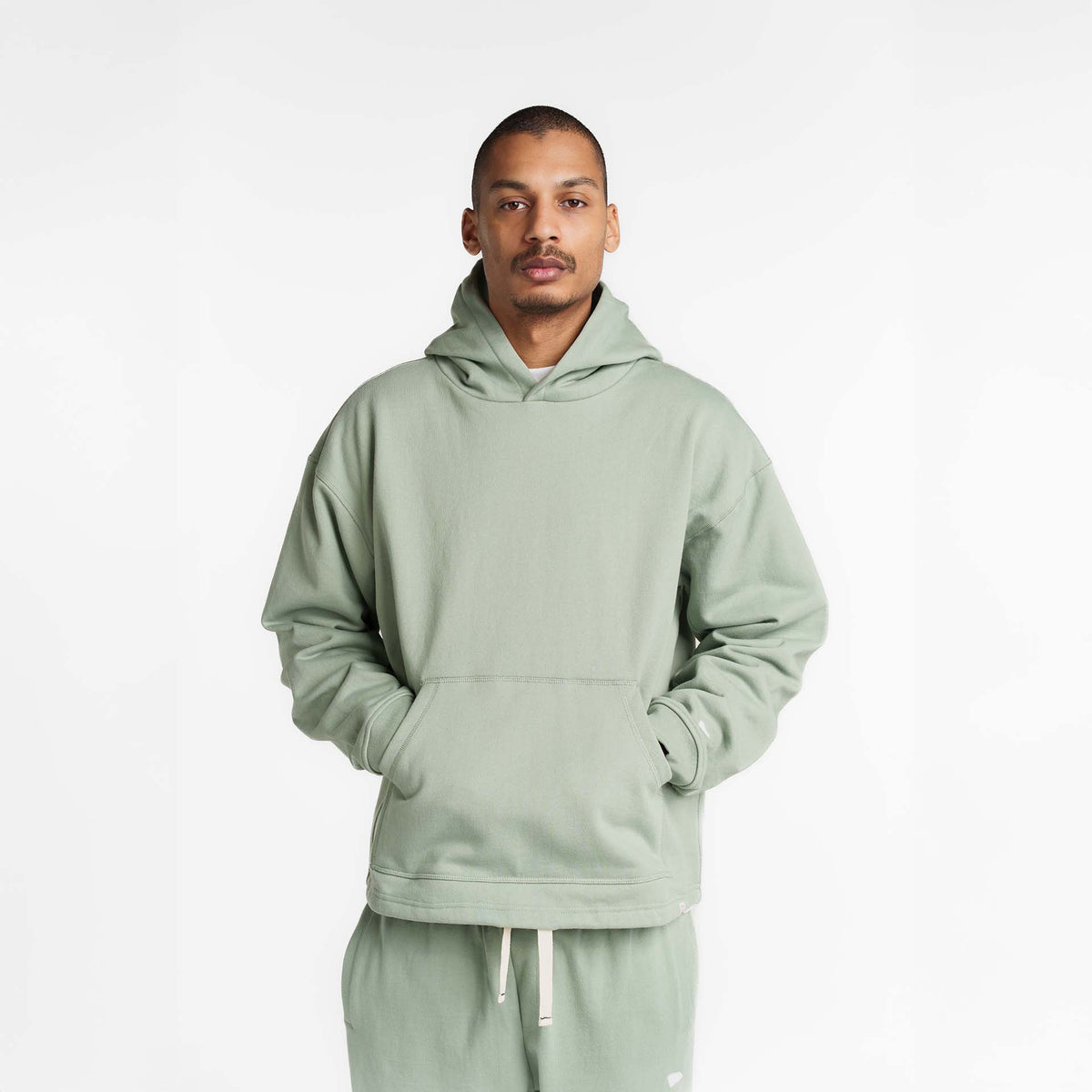 New Era Branded Alden Everest Green Hoodie