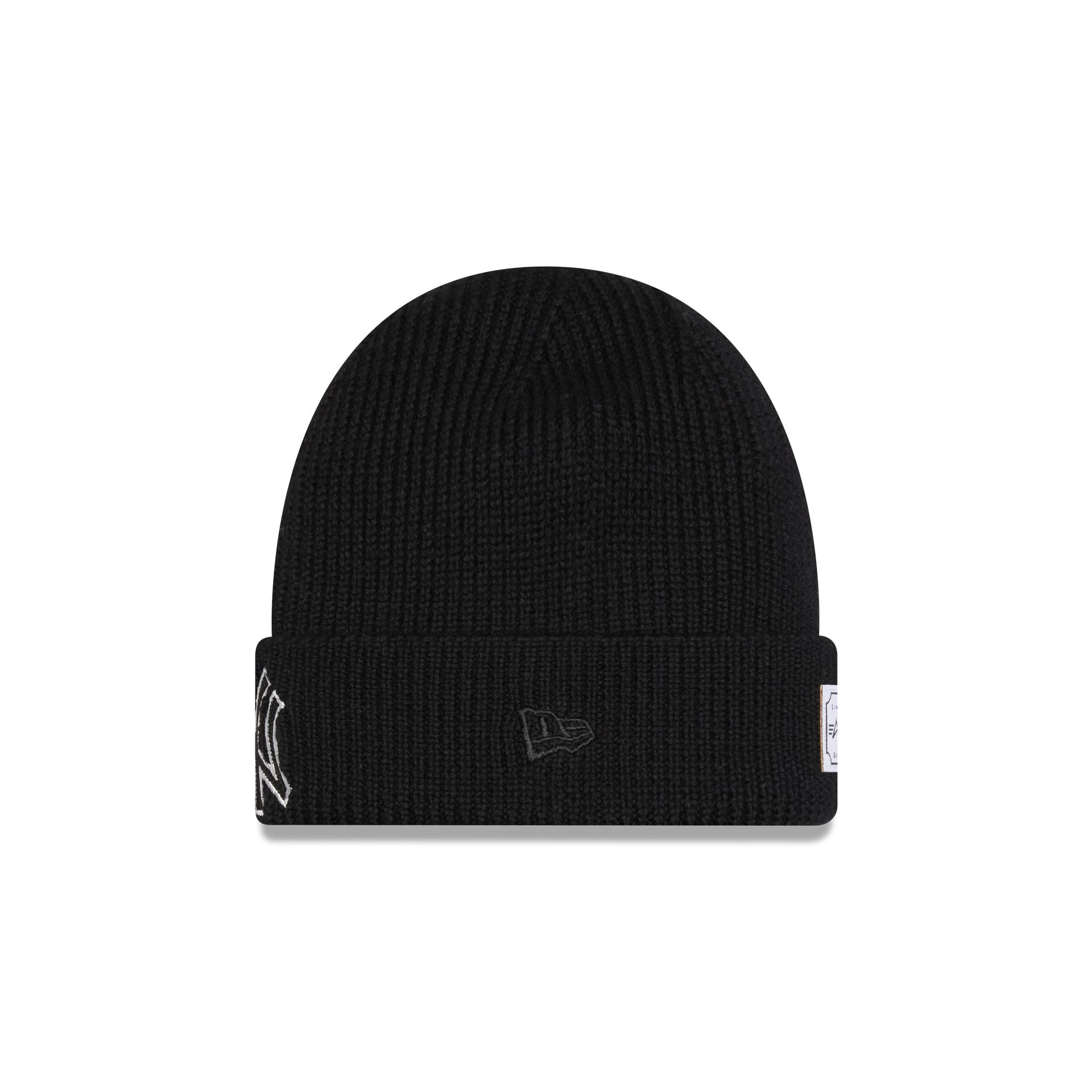 Alpha Industries x New York Yankees Black Cuff Knit Hat