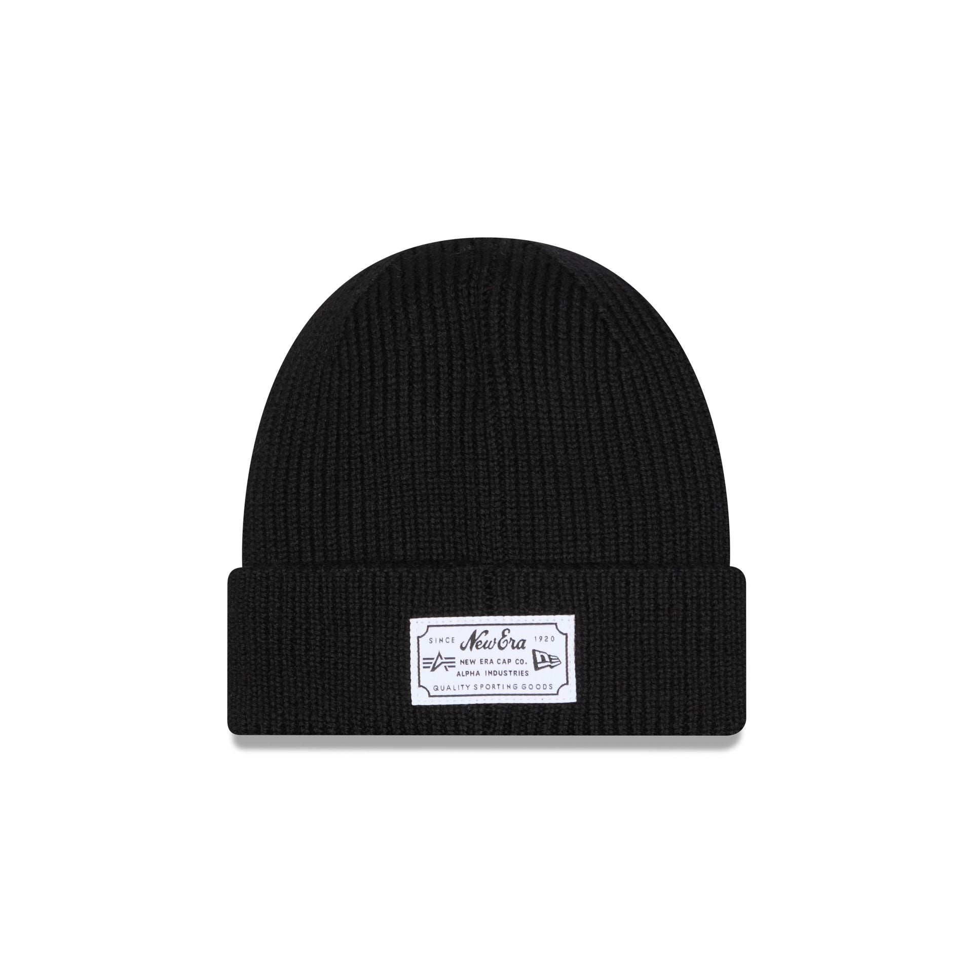 Alpha Industries x Pittsburgh Steelers Black Cuff Knit Hat