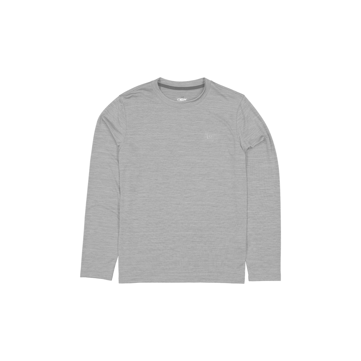 New Era Branded Momentum Training Heather Gray Long-Sleeve T-Shirt