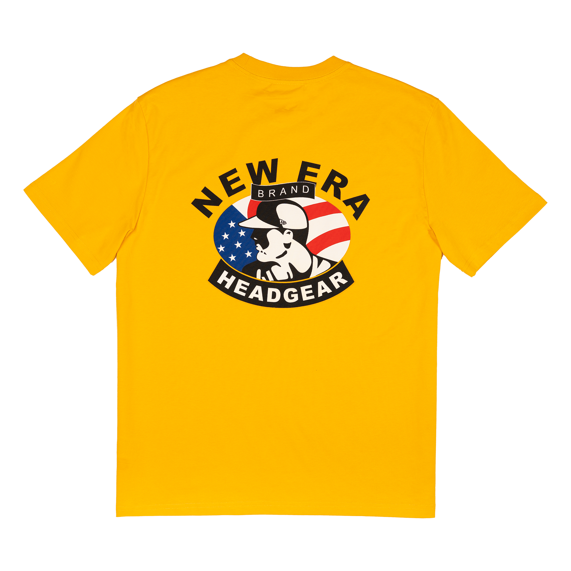 New Era Branded American Headgear Gold T-Shirt