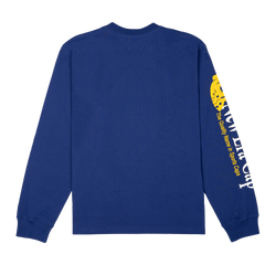 New Era Branded Lock Up '87 Dark Royal Long Sleeve T-Shirt
