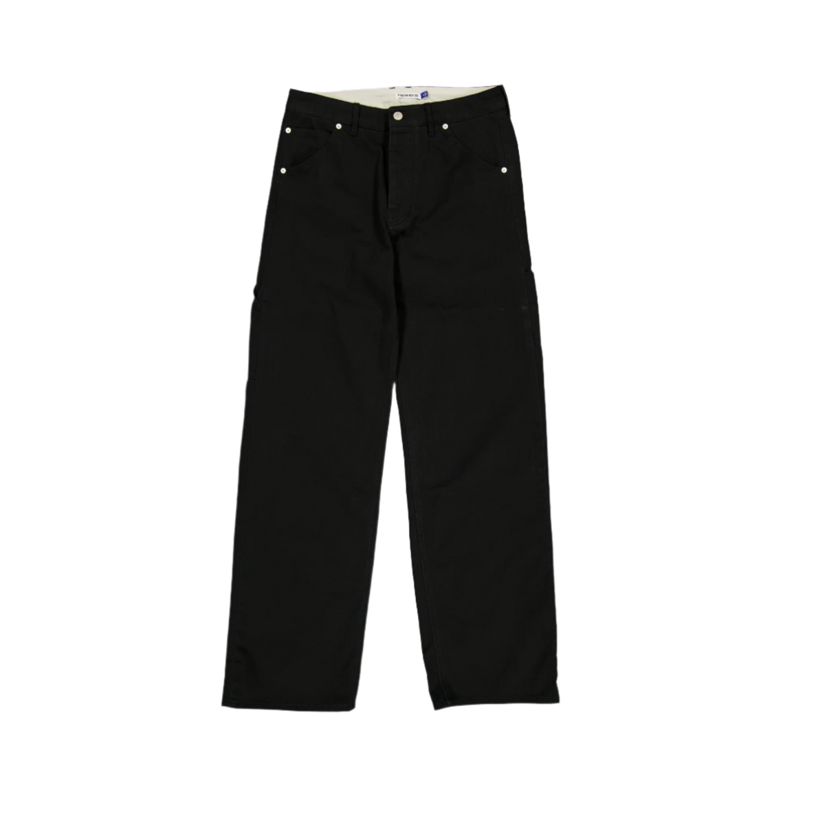 New Era Branded Ellicott Black Twill Carpenter Pant