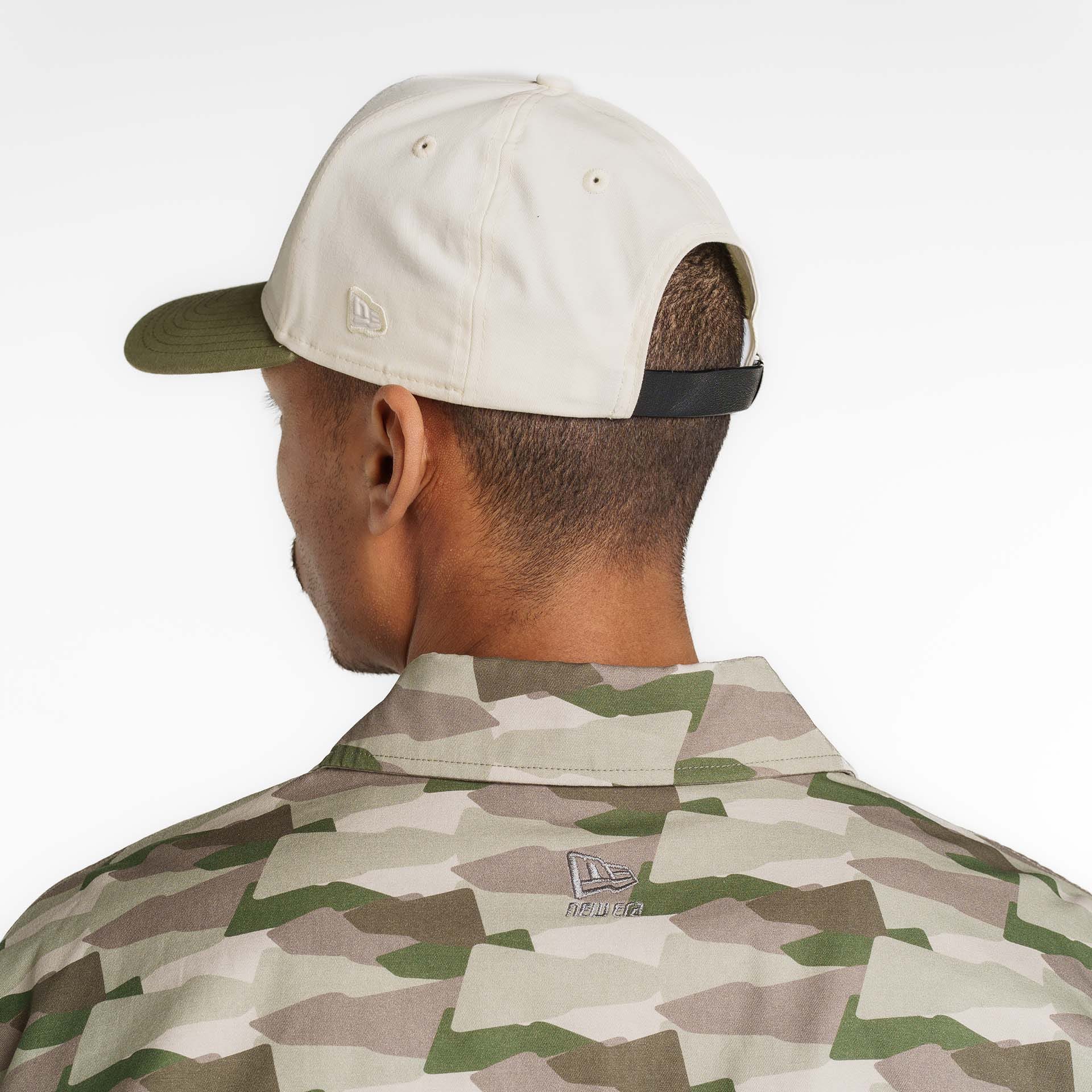 New Era Branded Printed Military Shacket