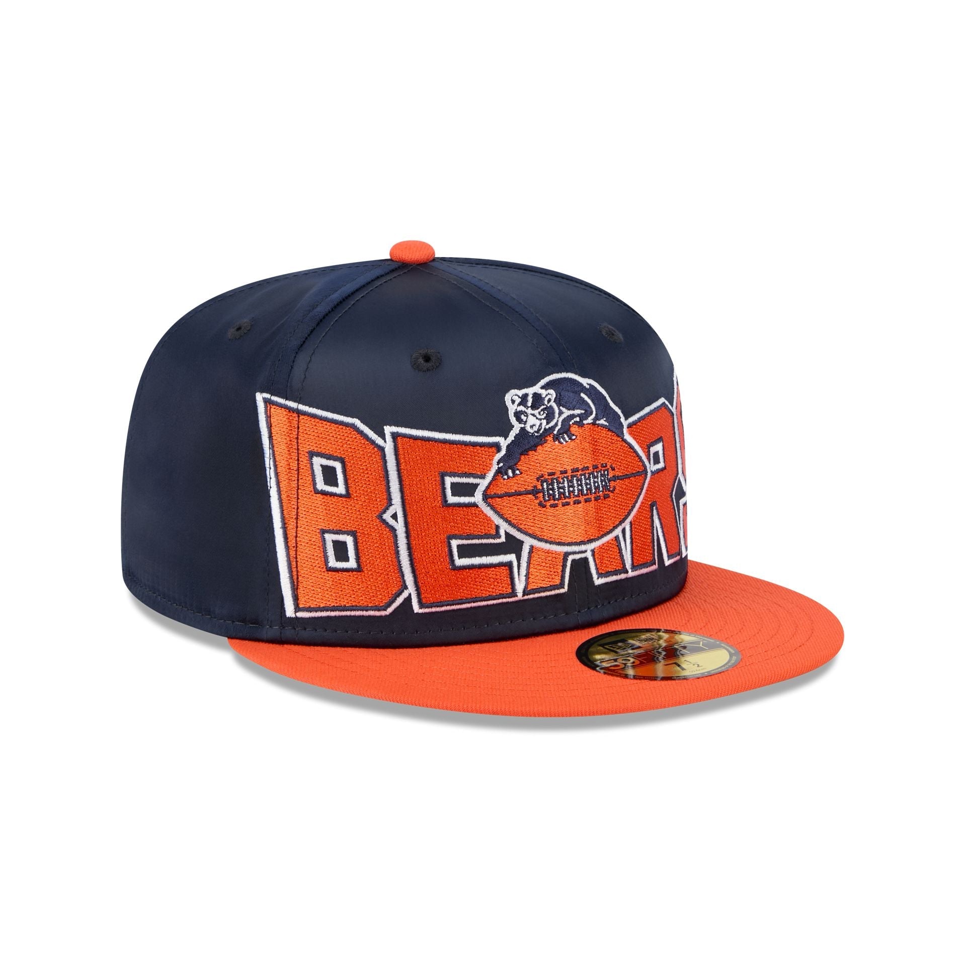 Chicago Bears Bold Satin 59FIFTY Fitted Hat