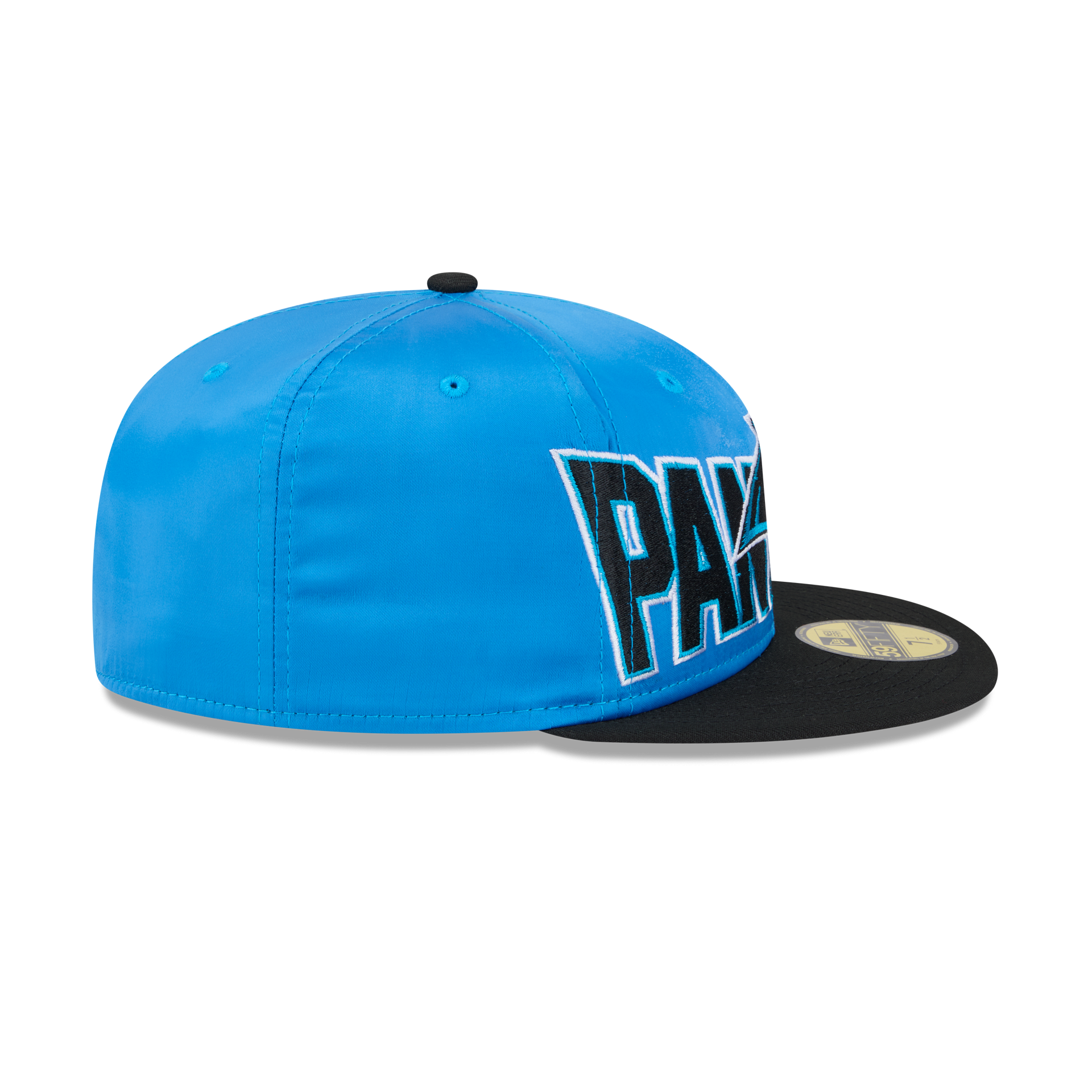 Carolina Panthers Bold Satin 59FIFTY Fitted Hat