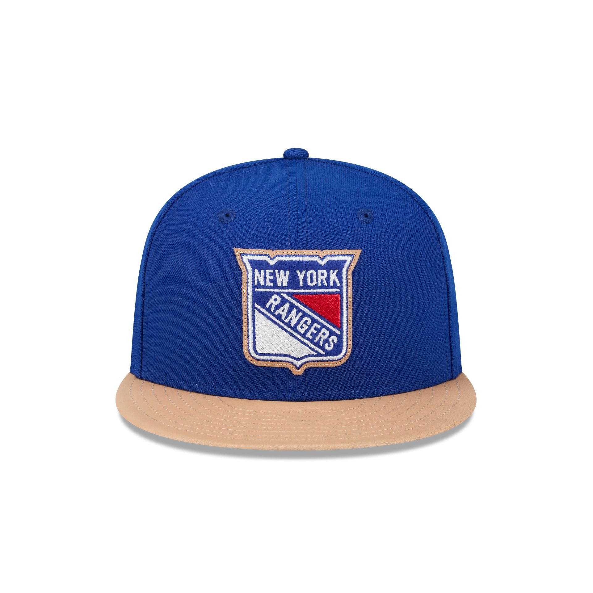 New York Rangers Leather Visor 59FIFTY Fitted Hat