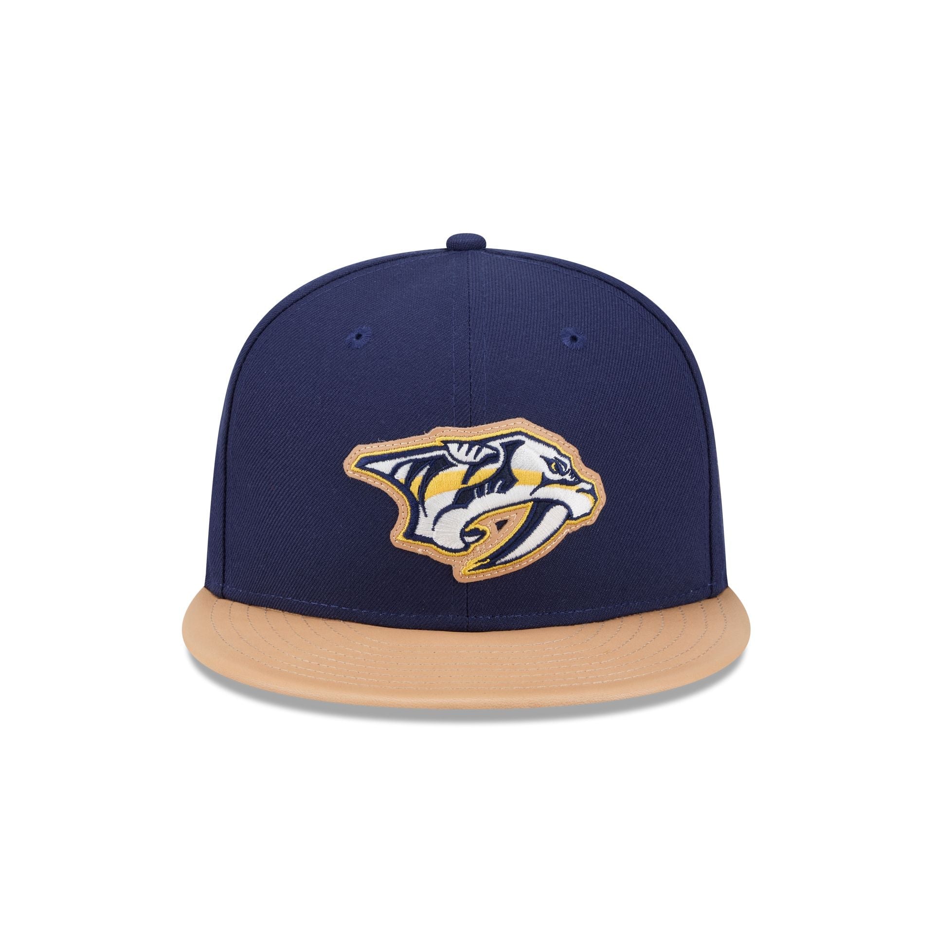 Nashville Predators Leather Visor 59FIFTY Fitted Hat