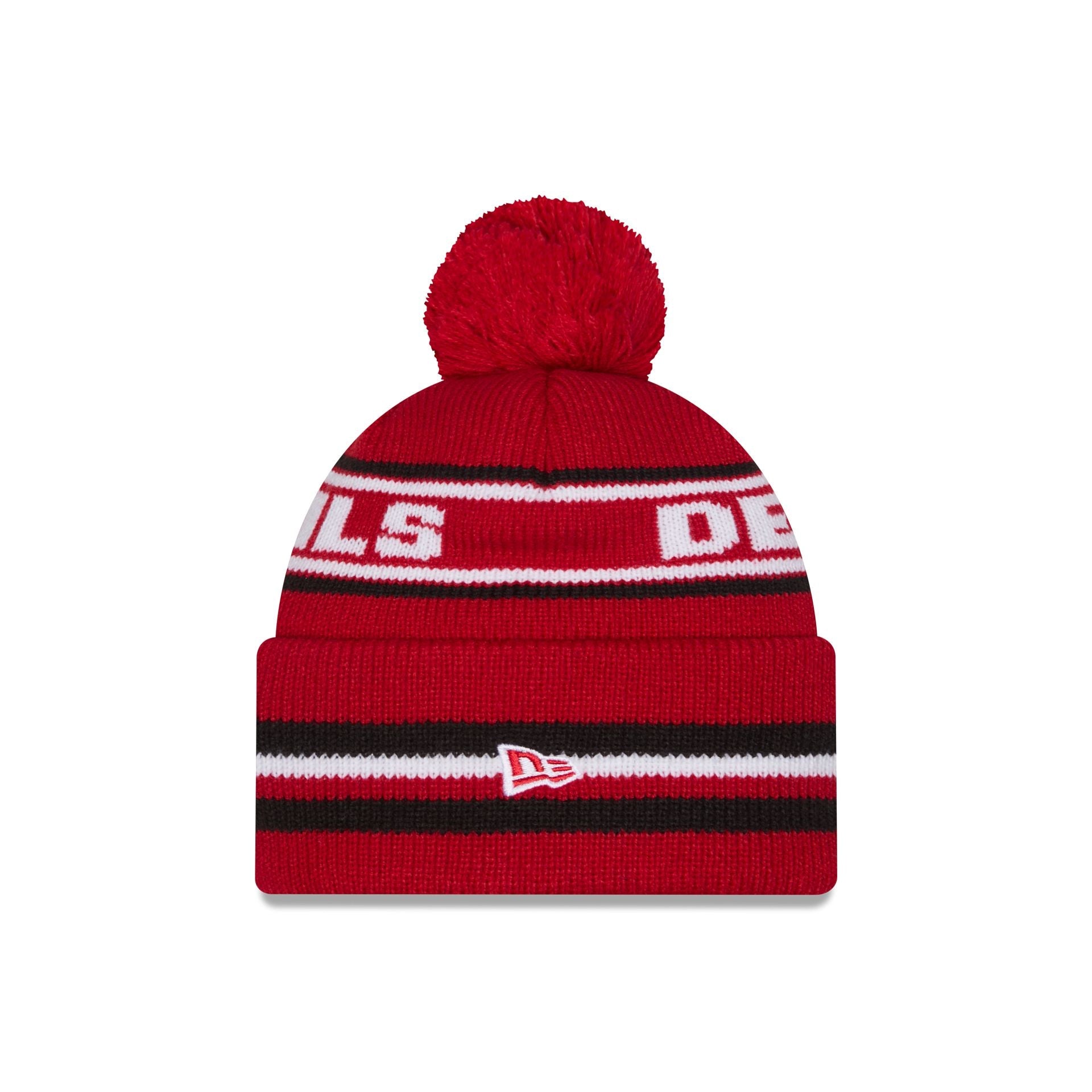 New Jersey Devils Classic Pom Knit Hat