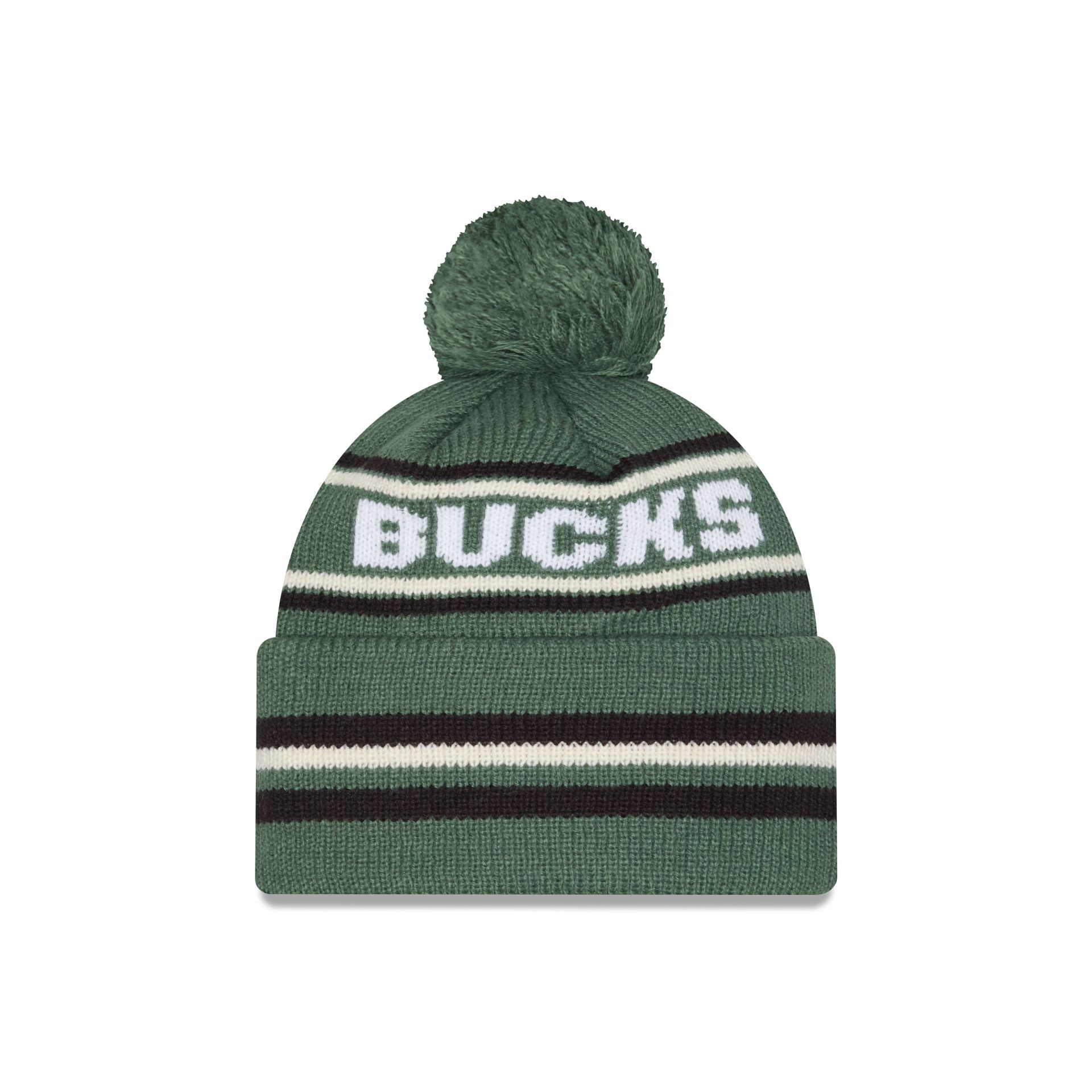 Milwaukee Bucks Classic Pom Knit Hat