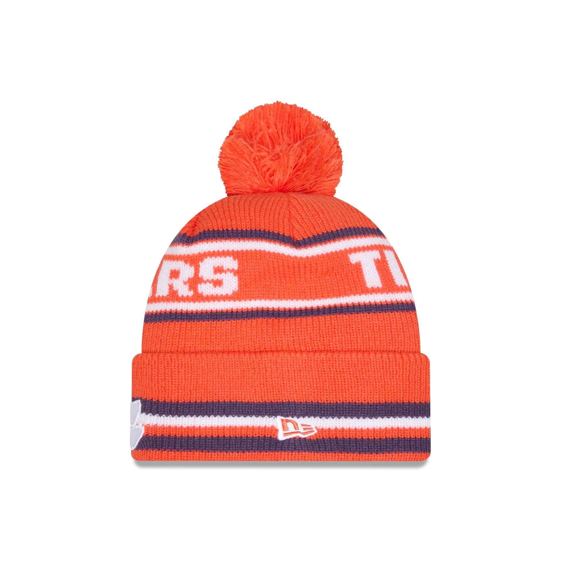 Clemson Tigers Classic Pom Knit Hat