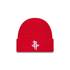 Houston Rockets Waffle Stitch Knit Beanie Hat