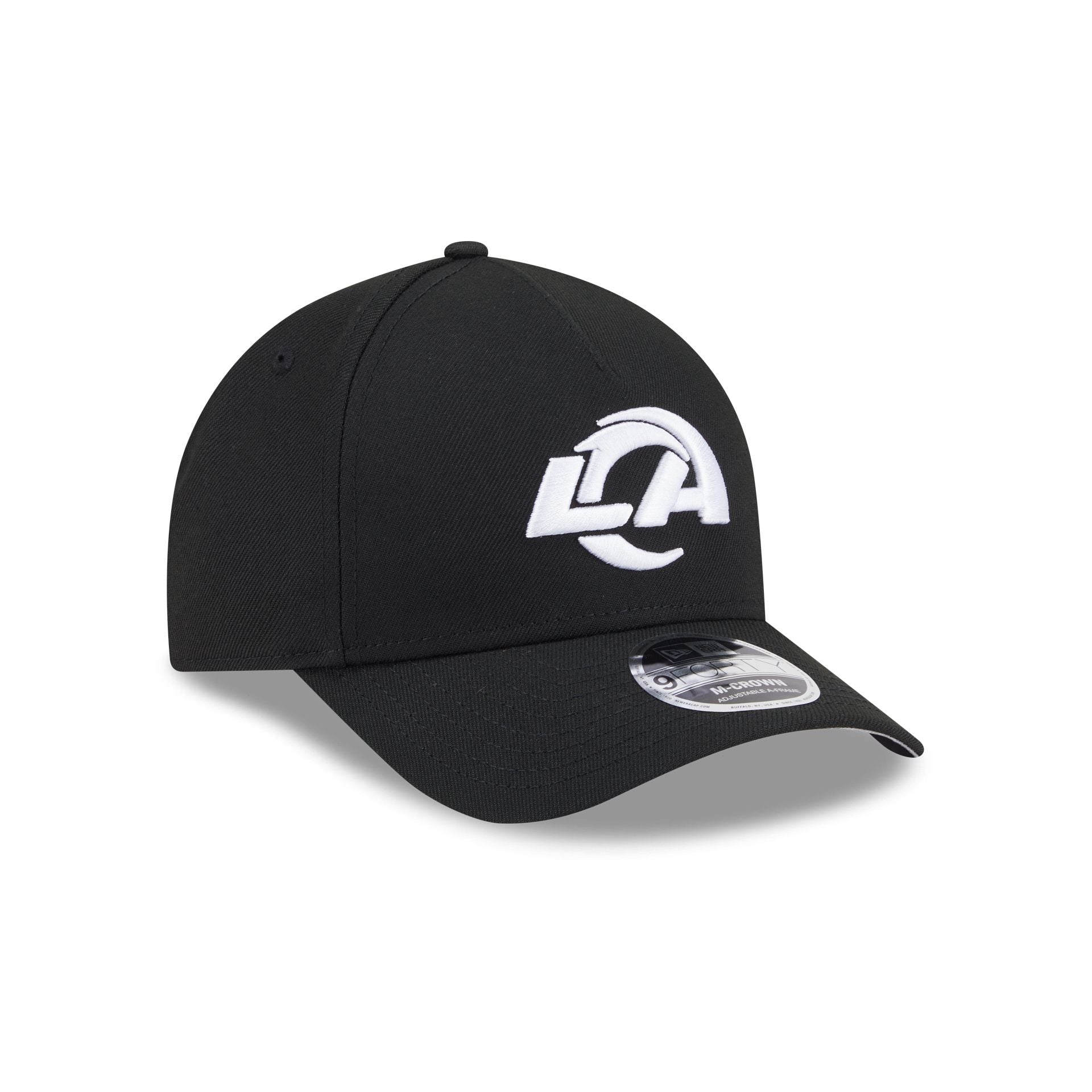 Los Angeles Rams Black & White 9FORTY M-Crown A-Frame Snapback Hat