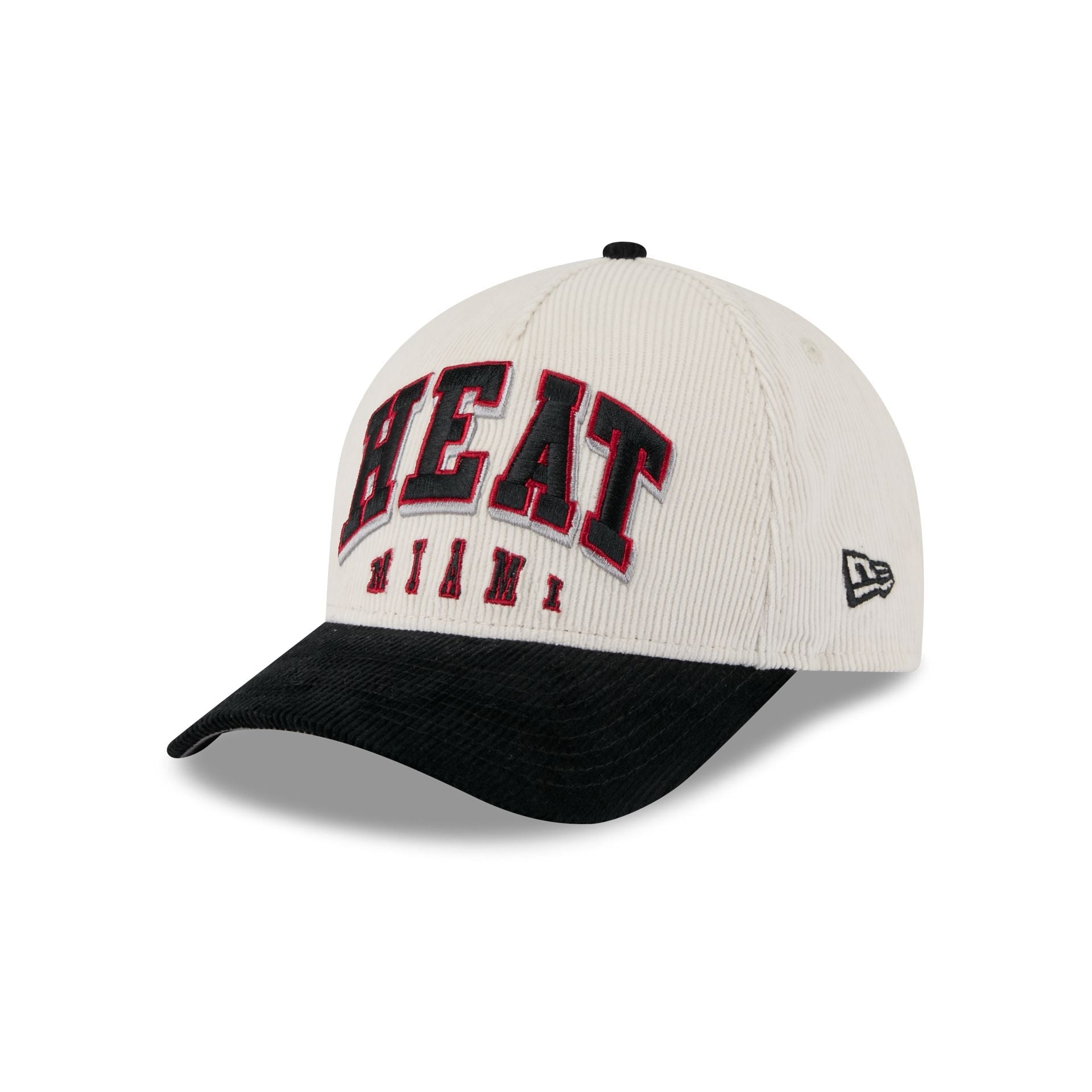 Miami Heat Stacked Corduroy 9FORTY M-Crown A-Frame Snapback Hat