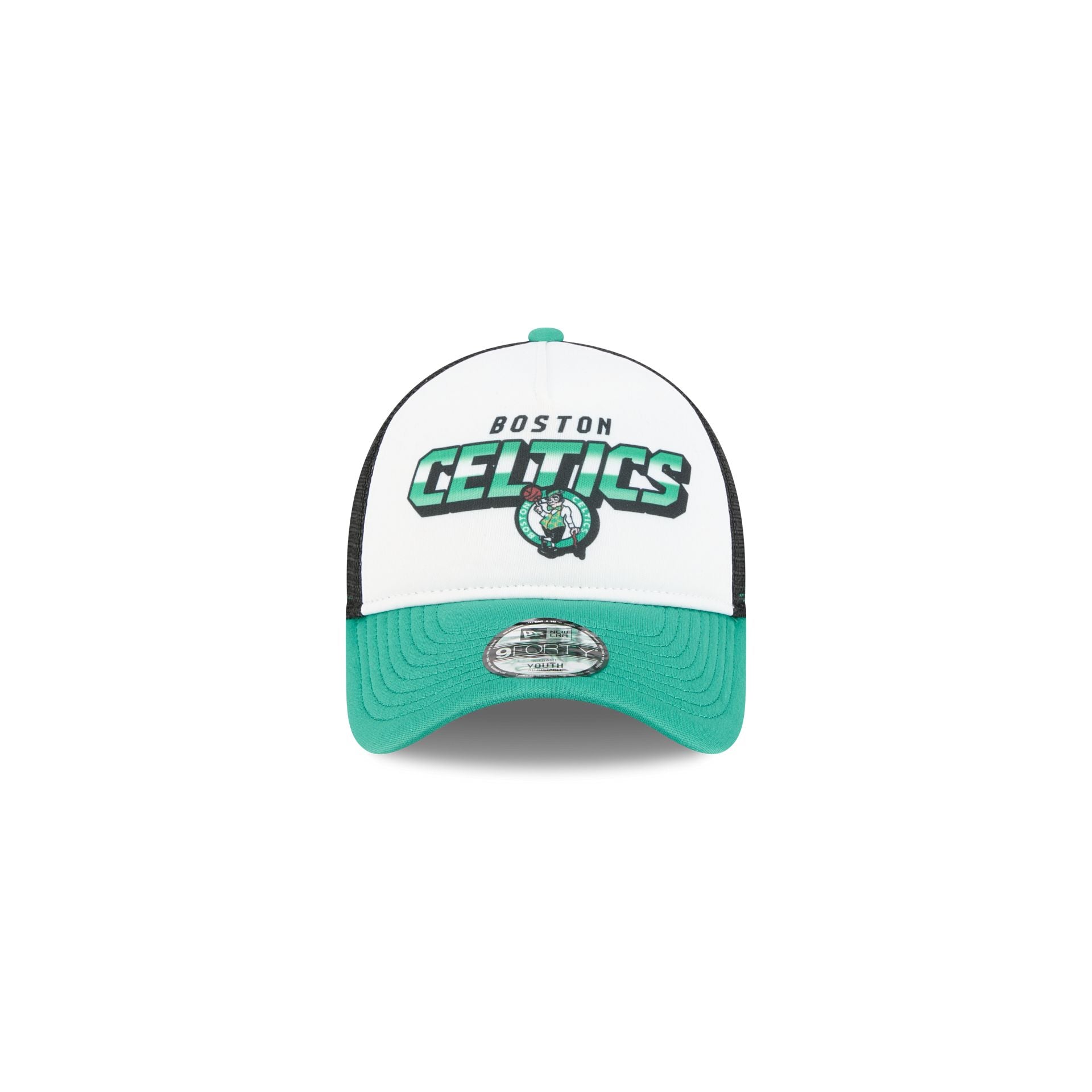 Boston Celtics Shine Kids 9FORTY A-Frame Trucker Hat