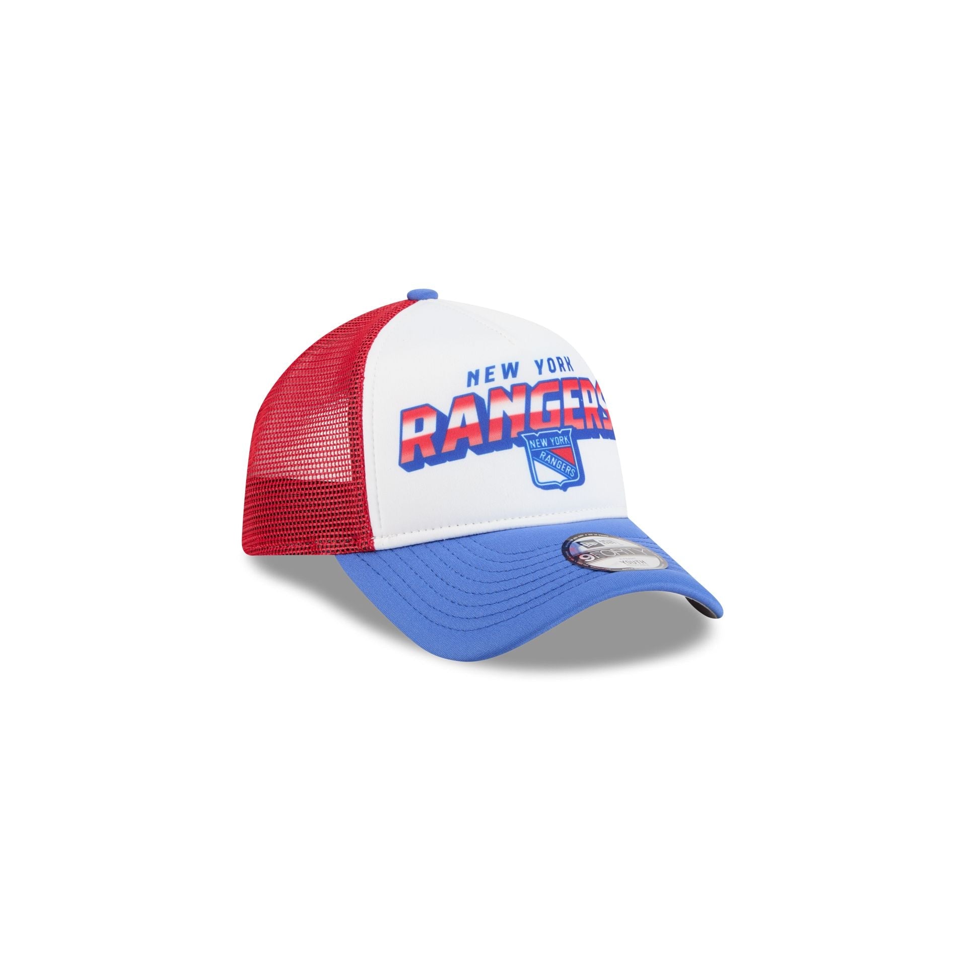 New York Rangers Shine Kids 9FORTY A-Frame Trucker Hat